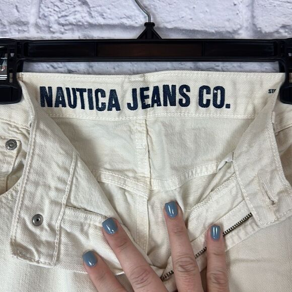 Nautica Men’s Ivory Straight Fit Jeans Size 34x32 - Picture 5 of 9
